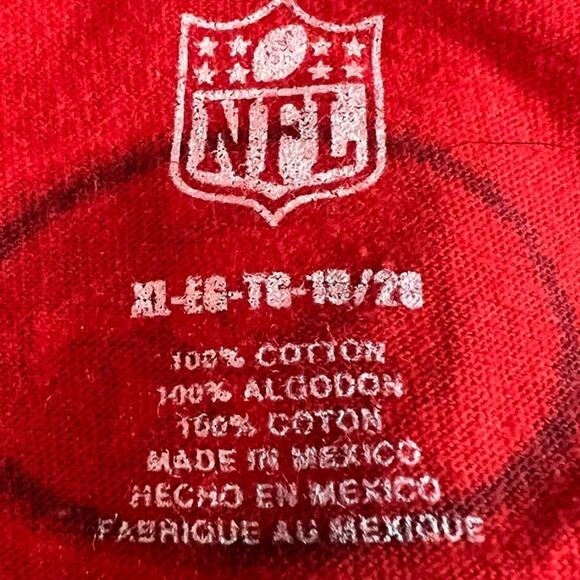 NFL SF 49ers T-shirt in red Garoppolo Number 10 Youth Size XL 18/20 - Picture 4 of 4